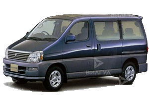 Cлесарный ремонт Toyota Regius в Благовещенске